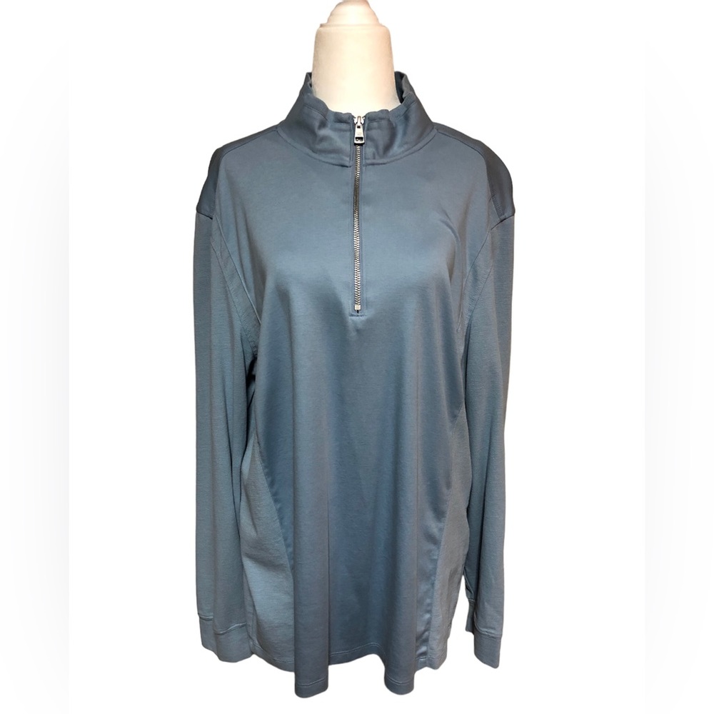 Calvin Klein Men’s Pullover Long sleeve high neck 3/4 zip